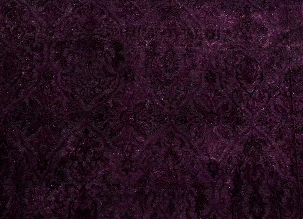 lacuna pink and purple wool and silk Hand Knotted Rug - CloseUp lacuna pink and purple wool and silk Hand Knotted Rug - CloseUp