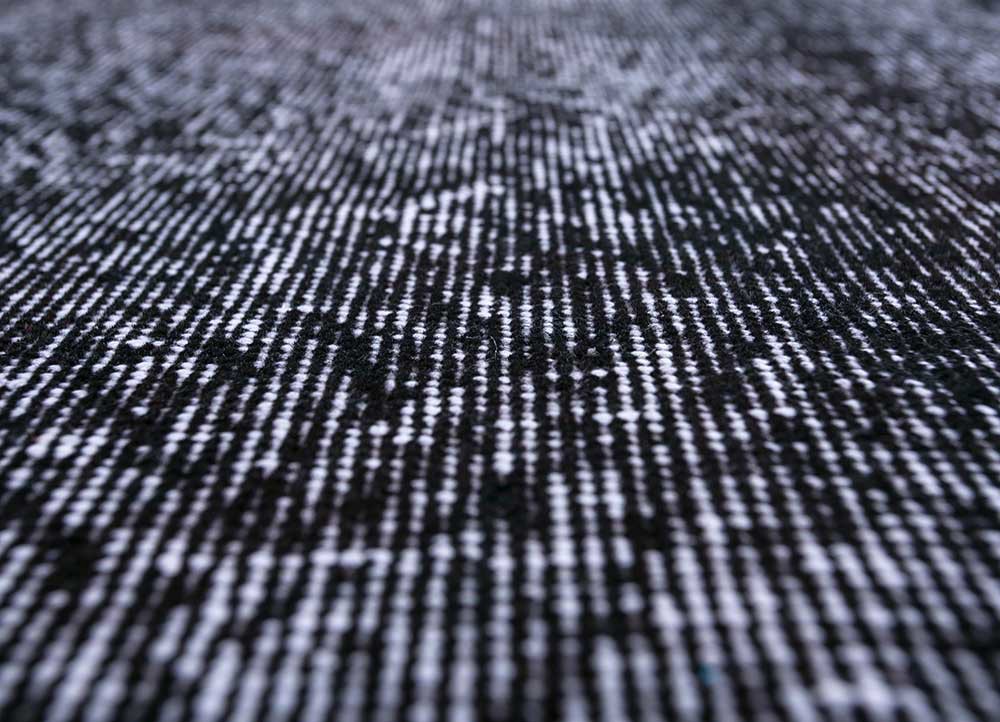 lacuna grey and black wool Hand Knotted Rug - CloseUp lacuna grey and black wool Hand Knotted Rug - CloseUp
