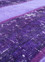 provenance pink and purple wool Hand Knotted Rug - CloseUp provenance pink and purple wool Hand Knotted Rug - CloseUp