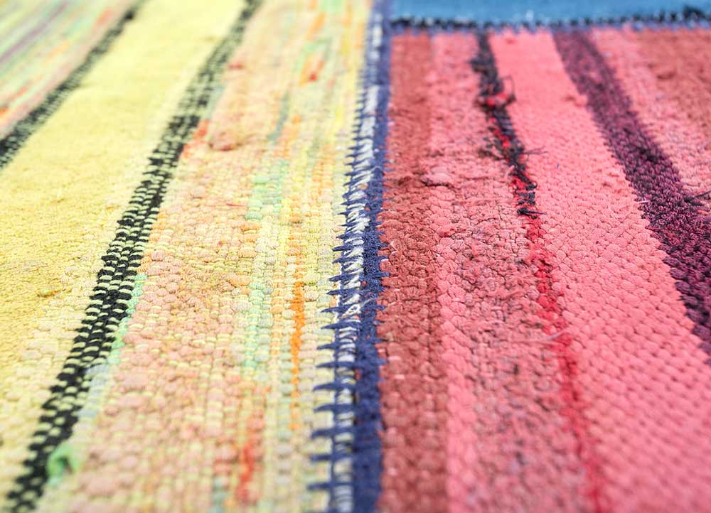 provenance multi wool Hand Knotted Rug - CloseUp