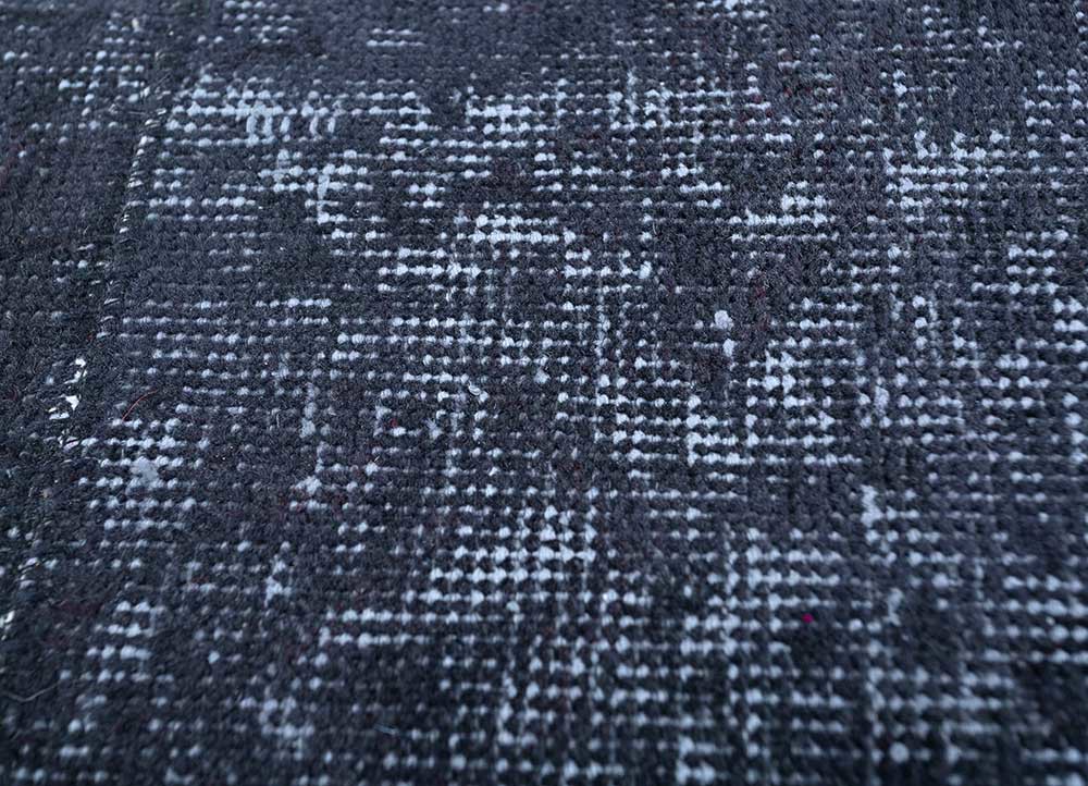 provenance grey and black wool Hand Knotted Rug - CloseUp provenance grey and black wool Hand Knotted Rug - CloseUp