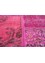 provenance pink and purple wool Hand Knotted Rug - CloseUp provenance pink and purple wool Hand Knotted Rug - CloseUp