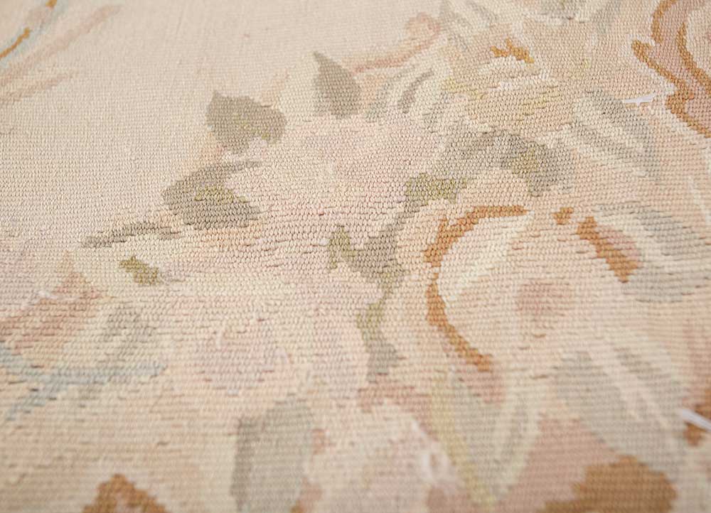 wall art beige and brown wool Hand woven Rug - CloseUp wall art beige and brown wool Hand woven Rug - CloseUp