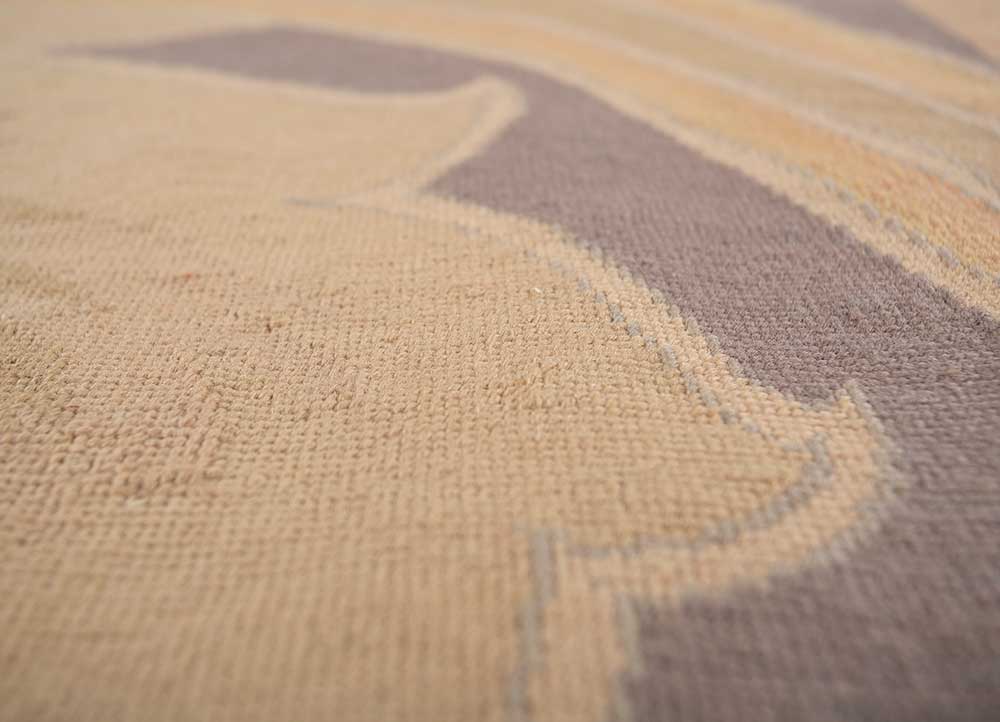 wall art red and orange wool Hand woven Rug - CloseUp wall art red and orange wool Hand woven Rug - CloseUp