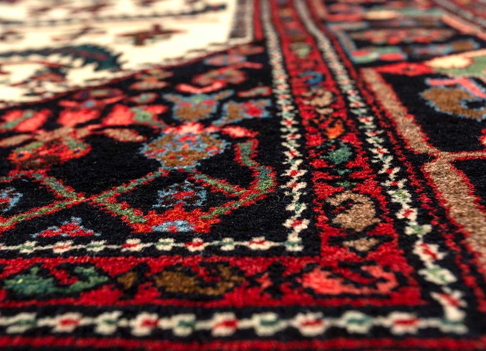 aalam ivory wool Hand Knotted Rug - CloseUp aalam ivory wool Hand Knotted Rug - CloseUp