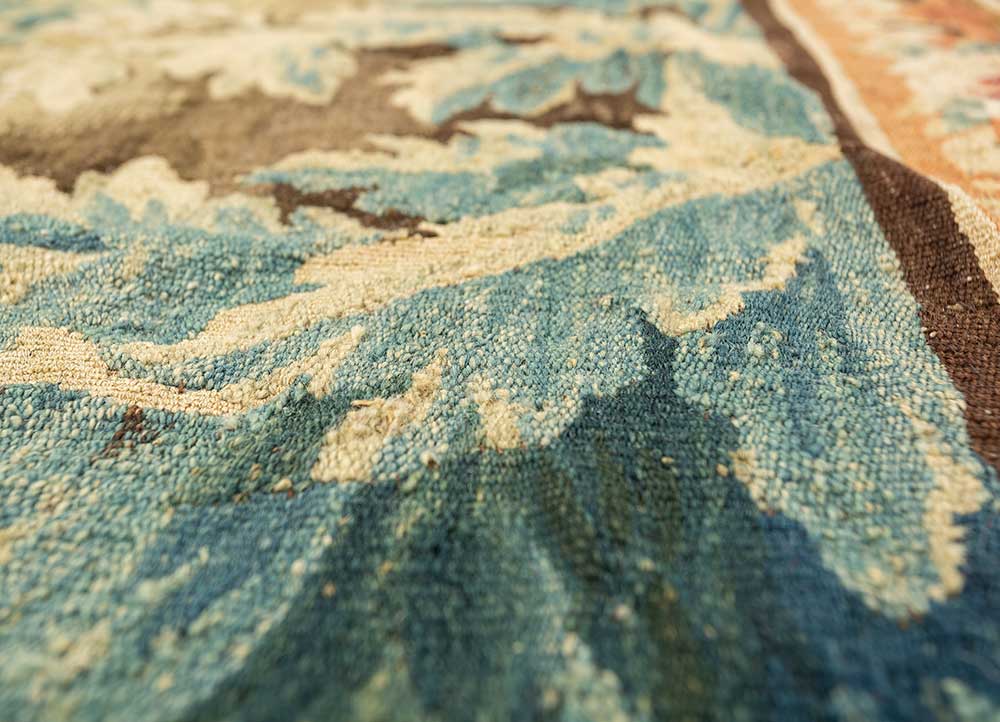 nayaab ivory wool Hand woven Rug - CloseUp nayaab ivory wool Hand woven Rug - CloseUp