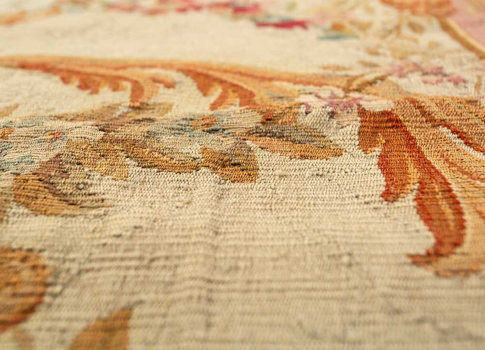 wall art gold wool Hand woven Rug - CloseUp wall art gold wool Hand woven Rug - CloseUp