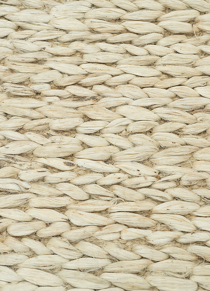 nomadic threads beige and brown jute and hemp Flat Weaves Rug - CloseUp