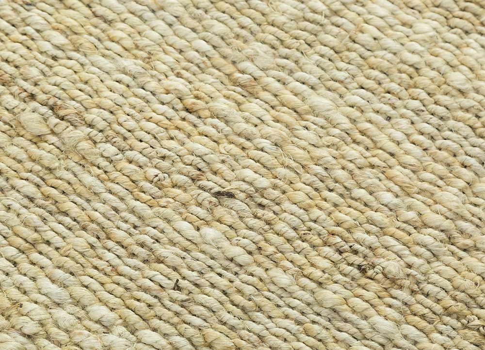 nomadic threads beige and brown jute and hemp Flat Weaves Rug - CloseUp