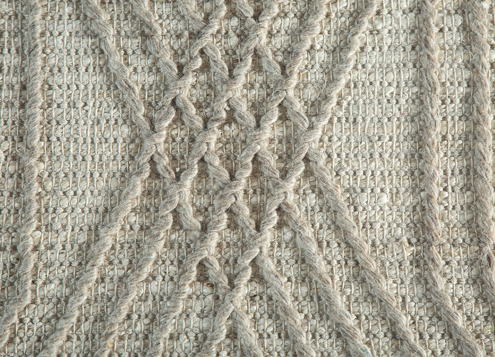 nomadic threads ivory jute and hemp Flat Weaves Rug - CloseUp nomadic threads ivory jute and hemp Flat Weaves Rug - CloseUp