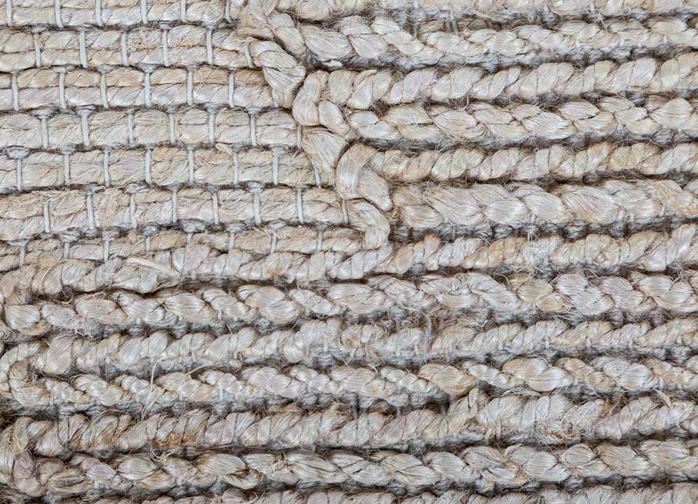 nomadic threads ivory jute and hemp Flat Weaves Rug - CloseUp