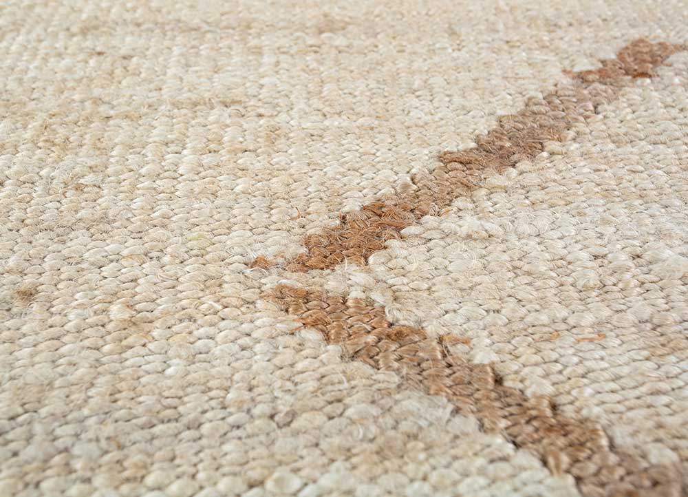 nomadic threads ivory jute and hemp Flat Weaves Rug - CloseUp