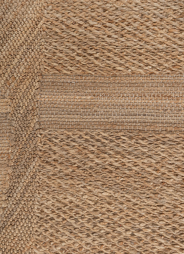 nomadic threads beige and brown jute and hemp Flat Weaves Rug - CloseUp nomadic threads beige and brown jute and hemp Flat Weaves Rug - CloseUp