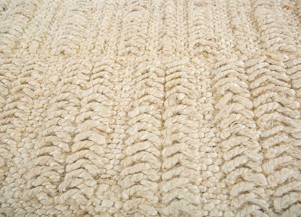 aprezo ivory jute and hemp Flat Weaves Rug - CloseUp