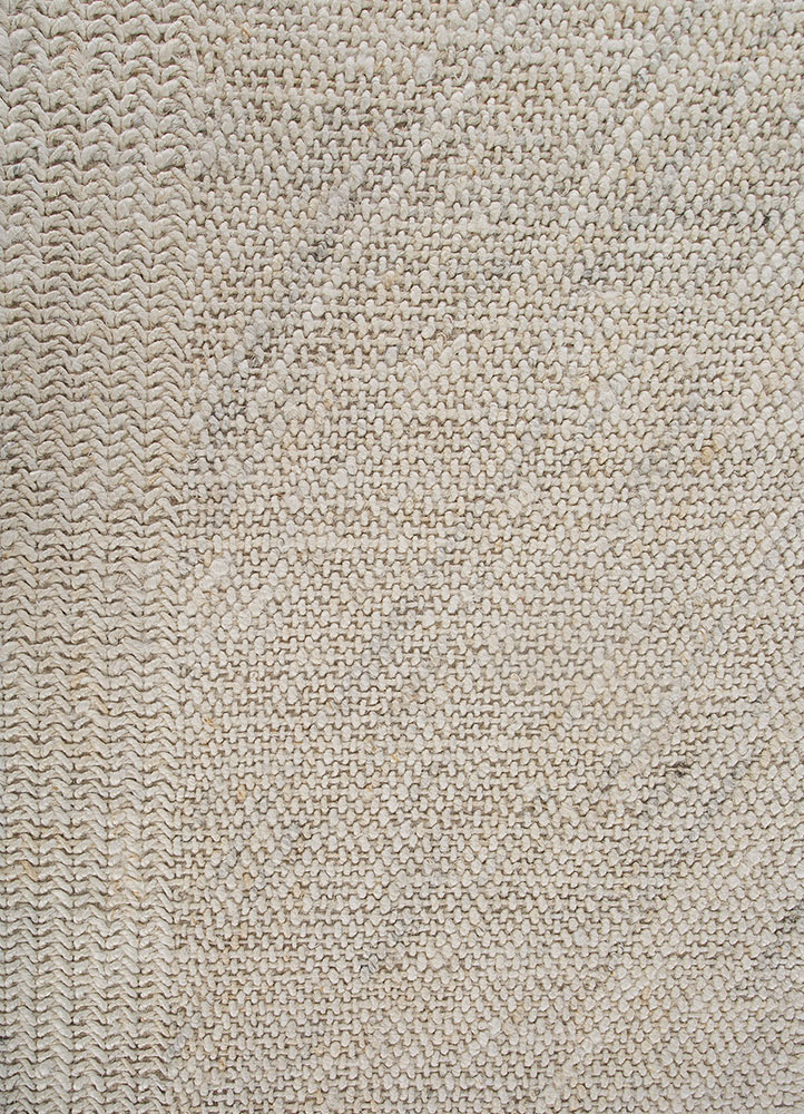 nomadic threads ivory jute and hemp Flat Weaves Rug - CloseUp