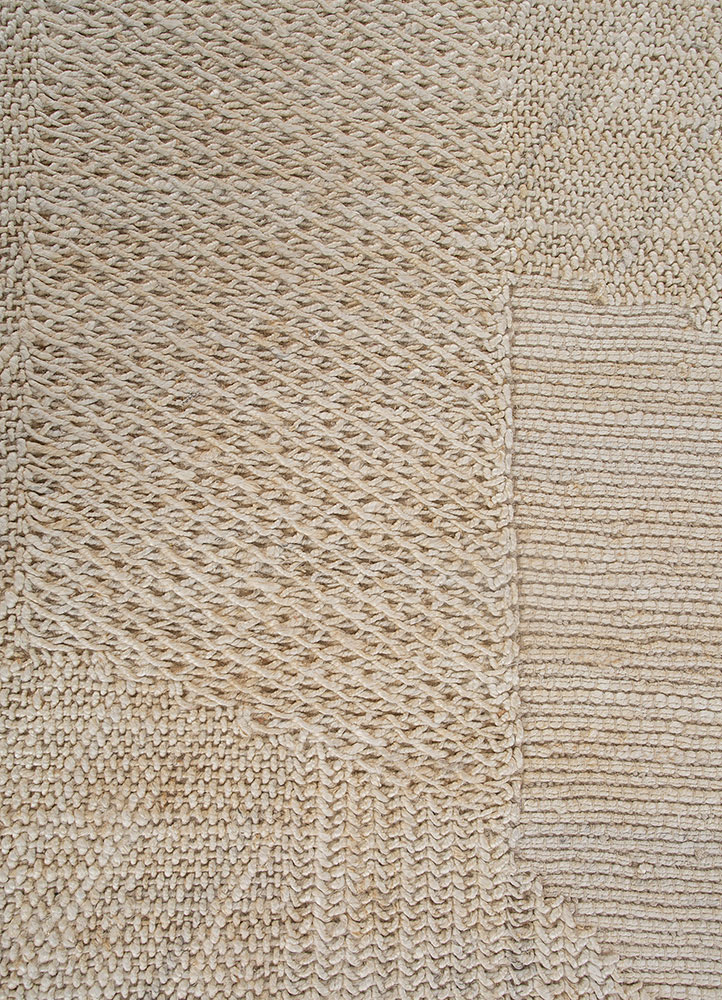nomadic threads ivory jute and hemp Flat Weaves Rug - CloseUp