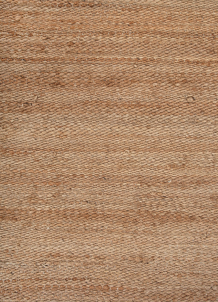nomadic threads beige and brown jute and hemp Flat Weaves Rug - CloseUp