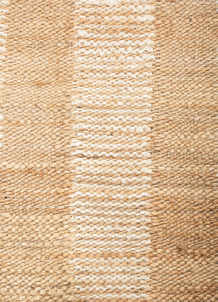 nomadic threads beige and brown jute Flatweaves Rug - CloseUp