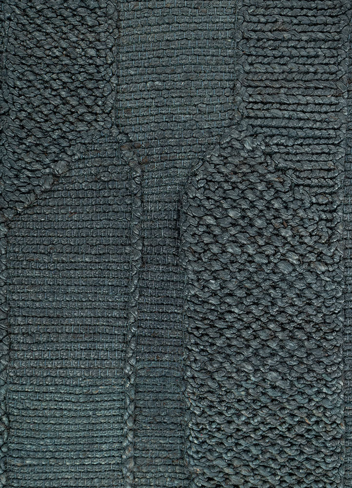 nomadic threads blue jute and hemp Flat Weaves Rug - CloseUp