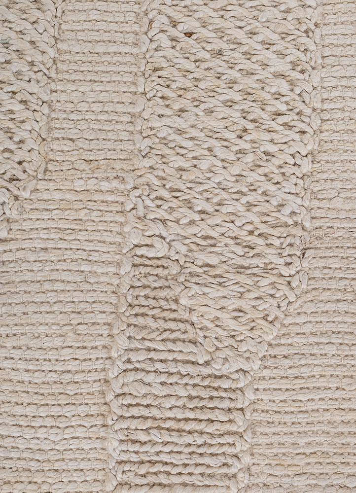 nomadic threads ivory jute and hemp Flat Weaves Rug - CloseUp