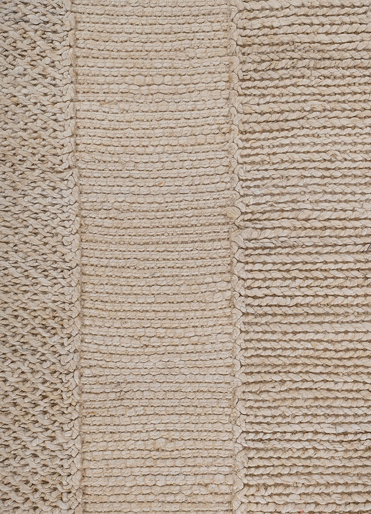 nomadic threads ivory jute and hemp Flat Weaves Rug - CloseUp