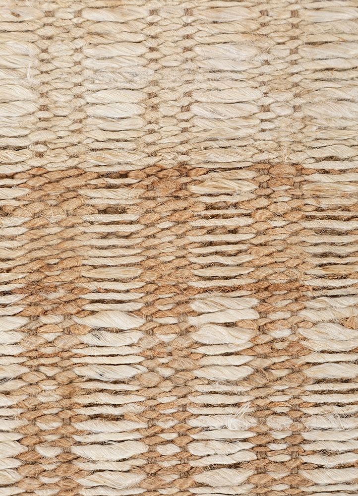 nomadic threads ivory jute and hemp Flat Weaves Rug - CloseUp