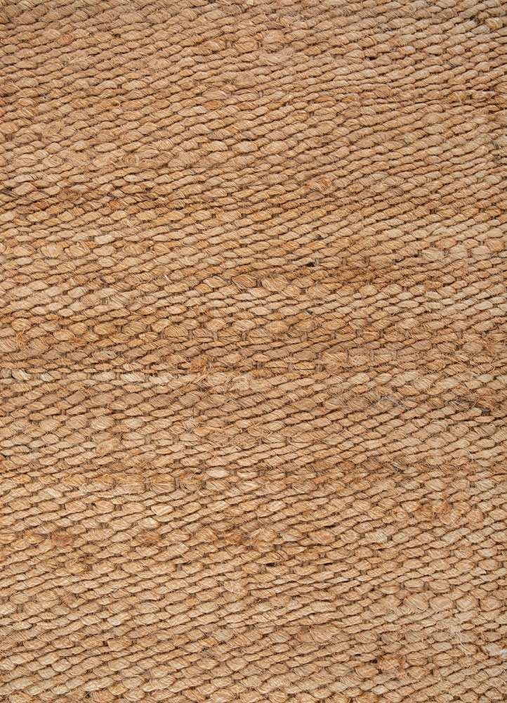 nomadic threads beige and brown jute and hemp Flat Weaves Rug - CloseUp