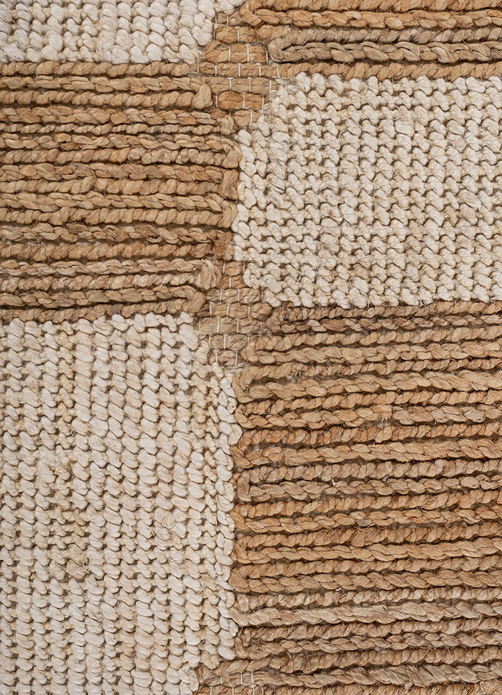 nomadic threads ivory jute and hemp Flat Weaves Rug - CloseUp