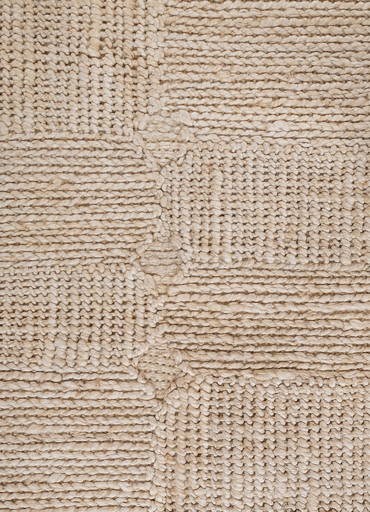 nomadic threads ivory jute and hemp Flat Weaves Rug - CloseUp