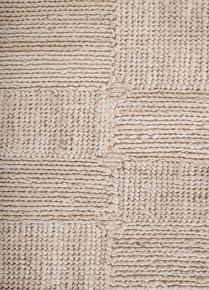 nomadic threads ivory jute and hemp Flat Weaves Rug - CloseUp