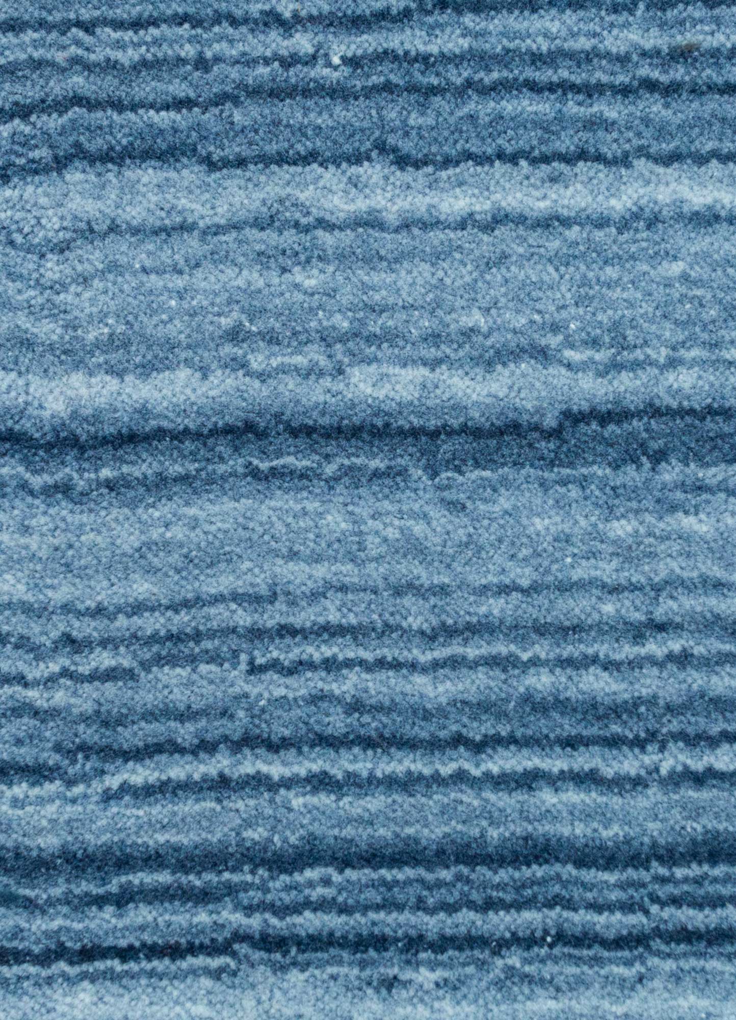 tesoro blue polyester Hand Loom Rug - CloseUp