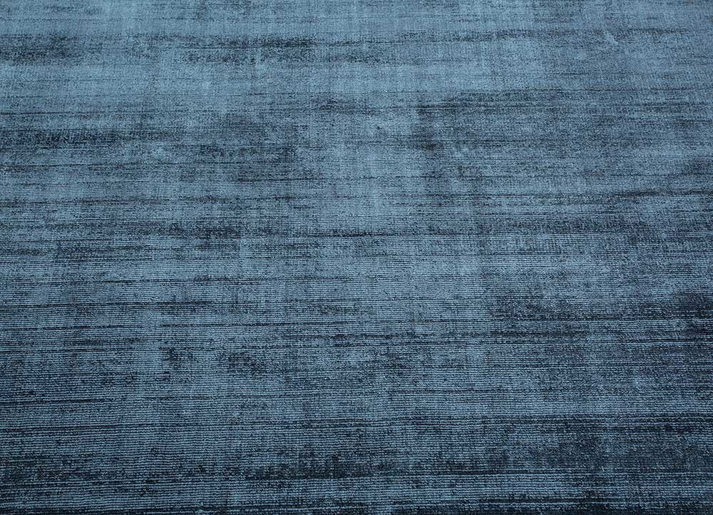 basis blue viscose Hand Loom Rug - CloseUp basis blue viscose Hand Loom Rug - CloseUp