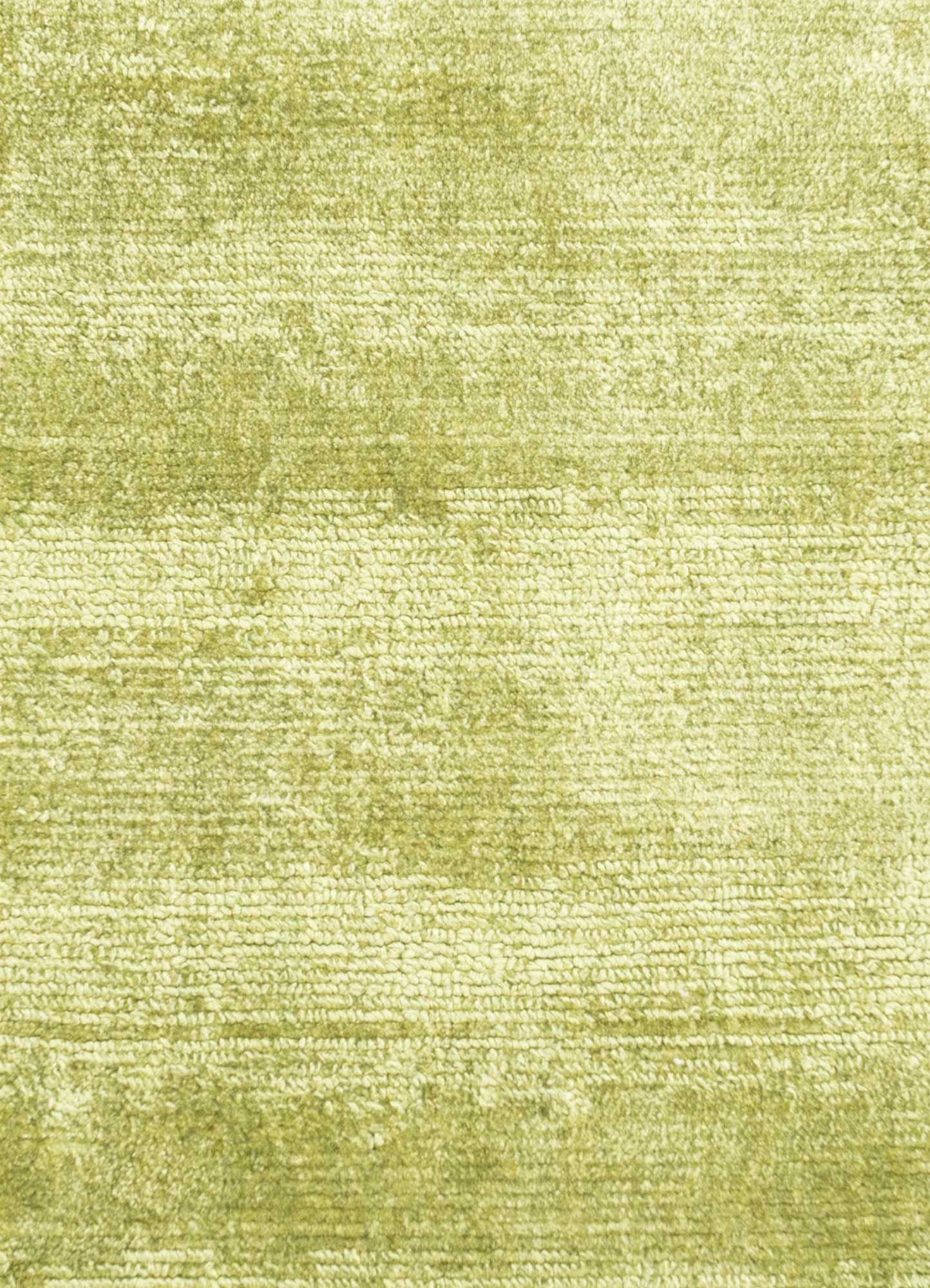 basis green viscose Hand Loom Rug - CloseUp