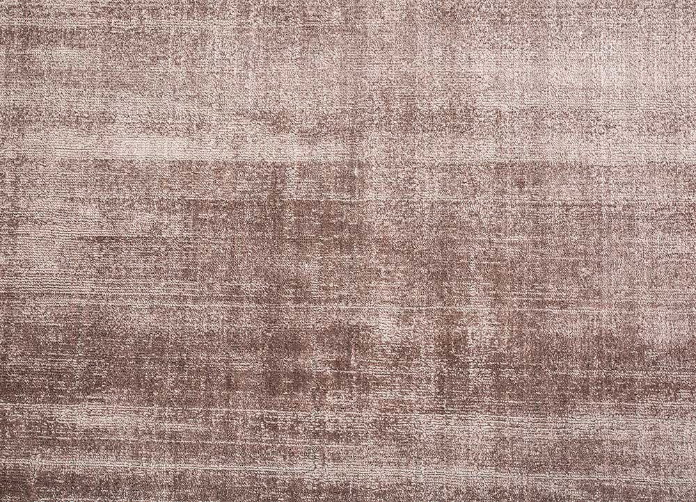 basis beige and brown viscose Hand Loom Rug - CloseUp