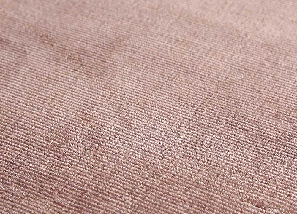 basis pink and purple viscose Hand Loom Rug - CloseUp