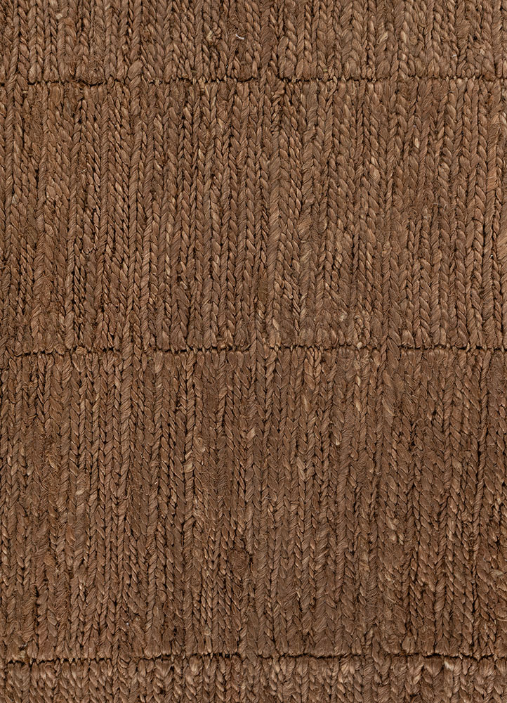 nomadic threads beige and brown jute and hemp Hand Knotted Rug - CloseUp nomadic threads beige and brown jute and hemp Hand Knotted Rug - CloseUp