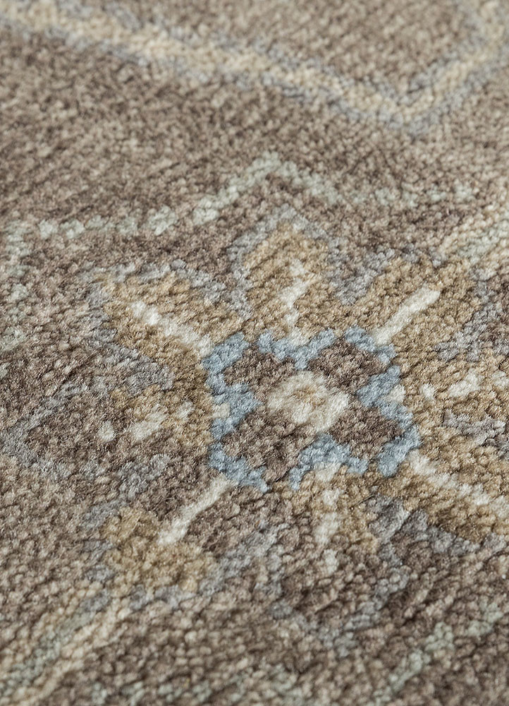 savana grey and black wool Hand Knotted Rug - CloseUp savana grey and black wool Hand Knotted Rug - CloseUp