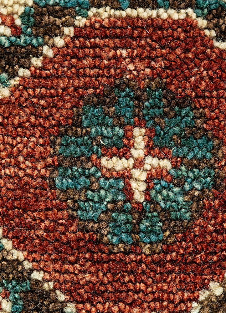 savana multi wool Hand Knotted Rug - CloseUp savana multi wool Hand Knotted Rug - CloseUp