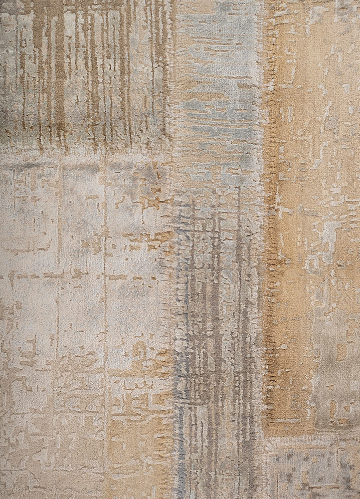 provenance ivory wool and bamboo silk Hand Knotted Rug - CloseUp provenance ivory wool and bamboo silk Hand Knotted Rug - CloseUp