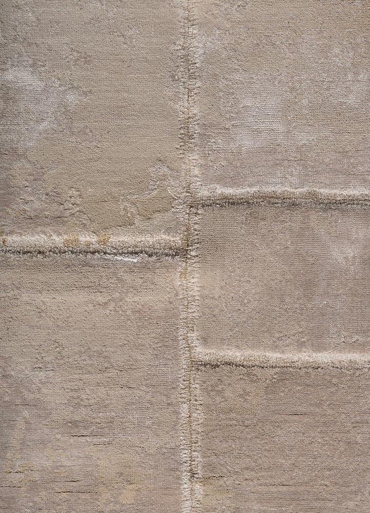 provenance ivory wool and bamboo silk Hand Knotted Rug - CloseUp provenance ivory wool and bamboo silk Hand Knotted Rug - CloseUp