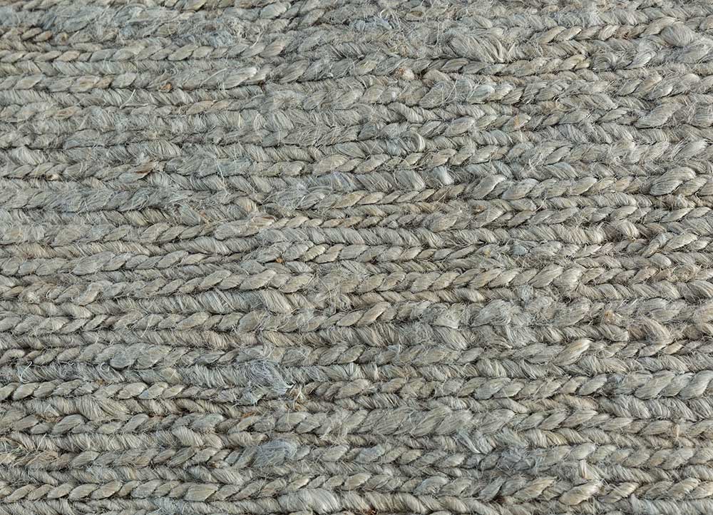 hula blue jute and hemp Hand Knotted Rug - CloseUp hula blue jute and hemp Hand Knotted Rug - CloseUp