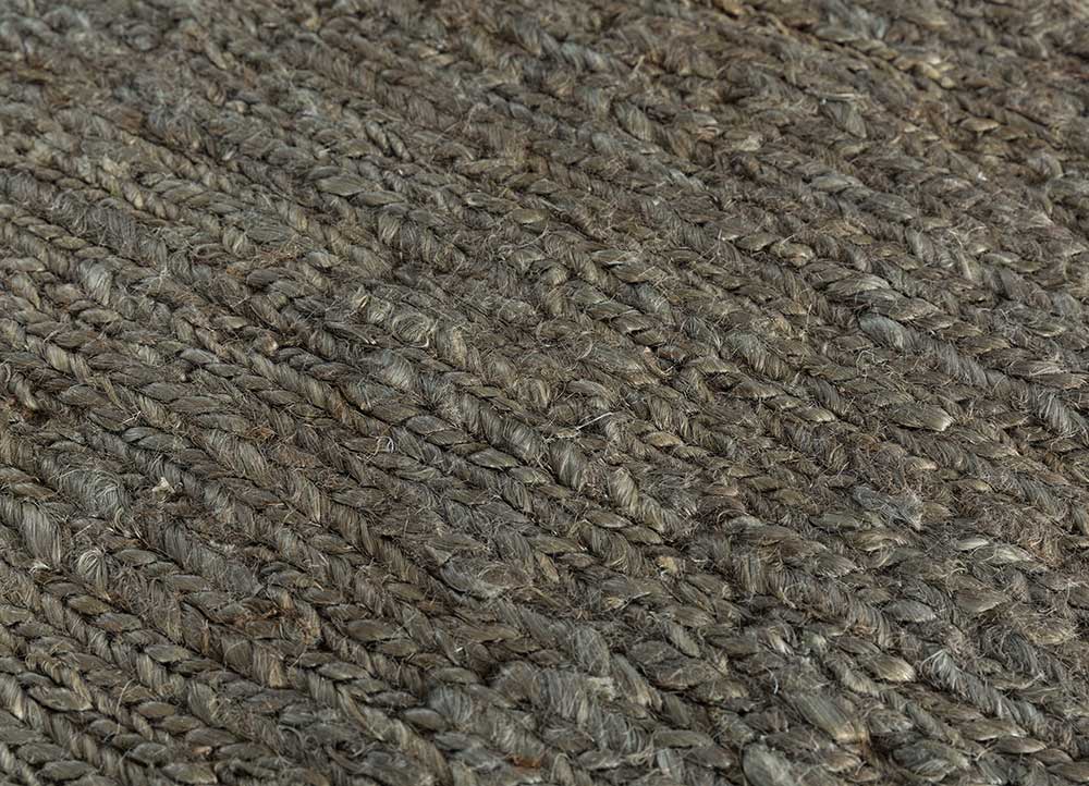 hula green jute and hemp Hand Knotted Rug - CloseUp