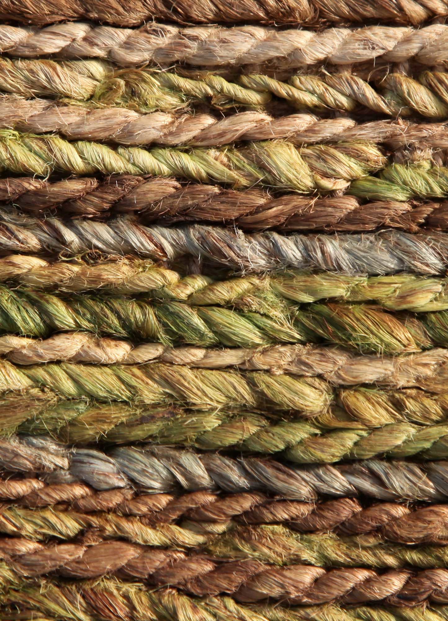hula green jute and hemp Hand Knotted Rug - CloseUp hula green jute and hemp Hand Knotted Rug - CloseUp
