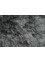 basis grey and black polyester Shag Rug - CloseUp basis grey and black polyester Shag Rug - CloseUp