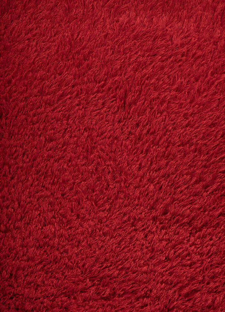 basis red and orange polyester Shag Rug - CloseUp basis red and orange polyester Shag Rug - CloseUp