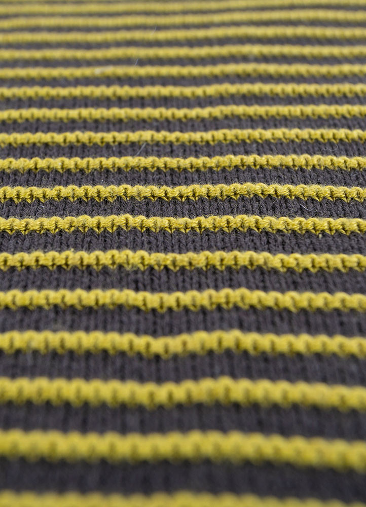 bespoke sile beige and brown polyester Hand Loom Rug - CloseUp bespoke sile beige and brown polyester Hand Loom Rug - CloseUp