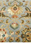 aurora blue wool and silk Hand Knotted Rug - CloseUp aurora blue wool and silk Hand Knotted Rug - CloseUp