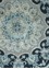 aurora blue wool and silk Hand Knotted Rug - CloseUp aurora blue wool and silk Hand Knotted Rug - CloseUp