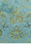 far east blue wool and silk Hand Knotted Rug - CloseUp far east blue wool and silk Hand Knotted Rug - CloseUp