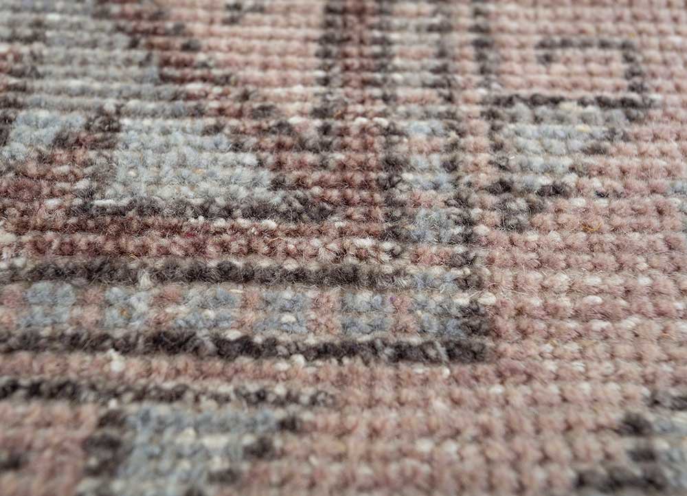 erbe beige and brown wool Hand Knotted Rug - CloseUp erbe beige and brown wool Hand Knotted Rug - CloseUp